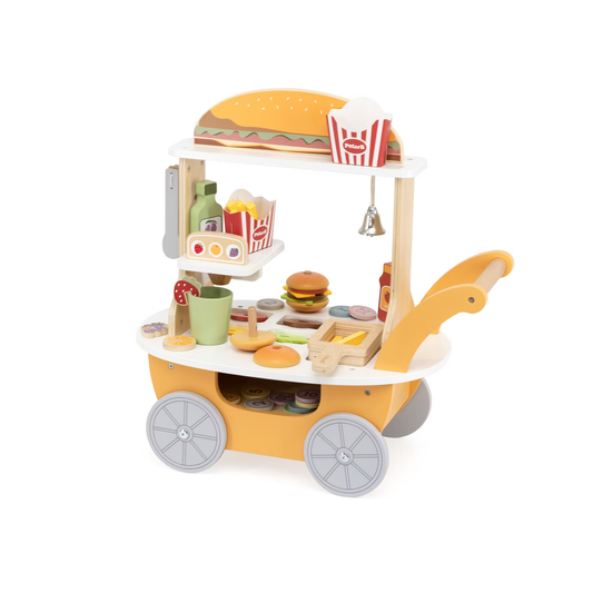 Hamburgerkiosk med 46 delar