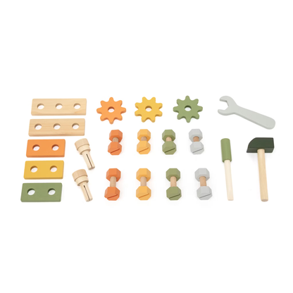 Arbetsbänk & verktygslåda i trä – 2-i-1 – PolarB by VIGA