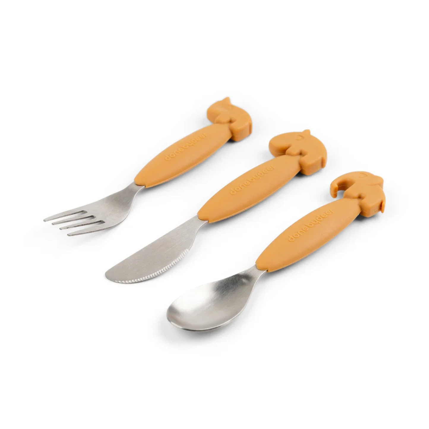 Easy-Grip Bestickset Deer Friends Orange – Done by Deer