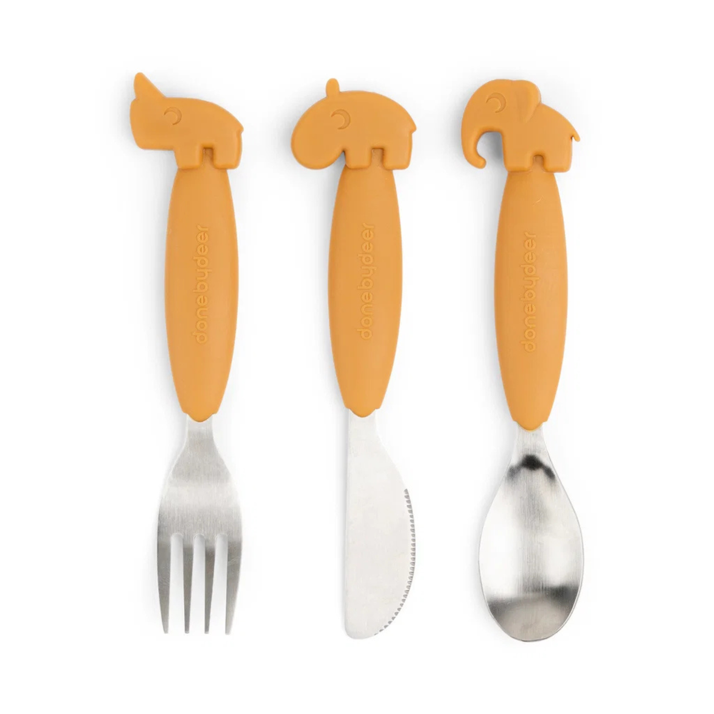 Easy-Grip Bestickset Deer Friends Orange – Done by Deer