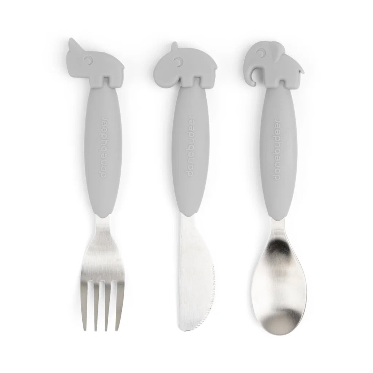 Easy-Grip Bestickset Grå – Done by Deer