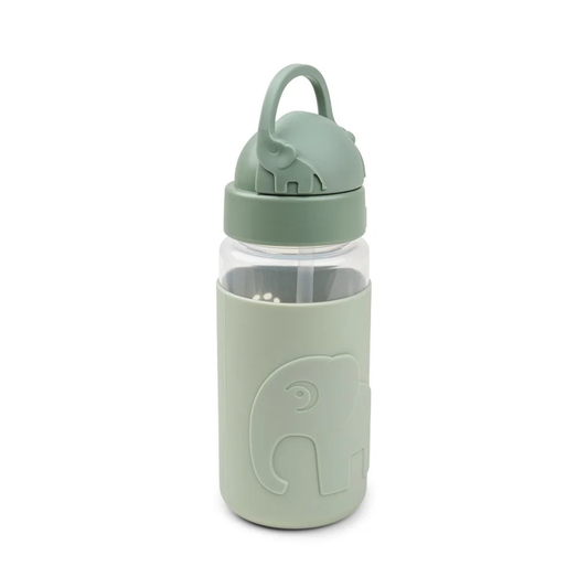 Easy-Grip Straw Bottle Elphee 350 ml Grön – Done by Deer