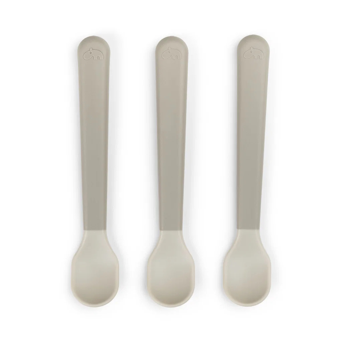 Foodie Easy-Grip Babyskedar 3-pack Beige – Done by Deer