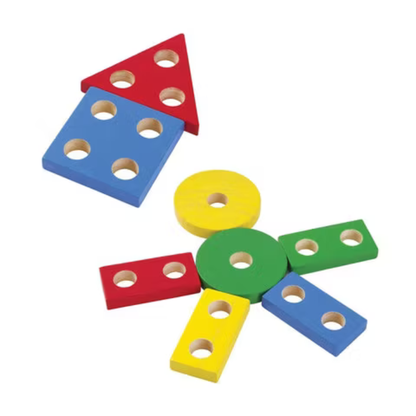 Geometrisk sorteringsbräda – 4 former & färger – PlanToys