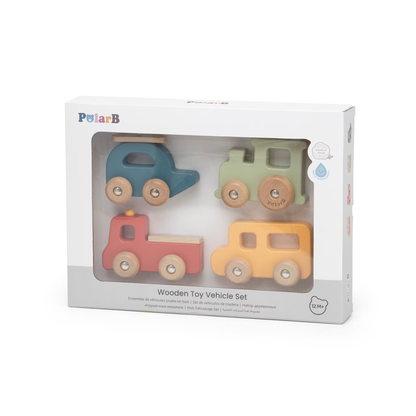 Träfordon 4-pack