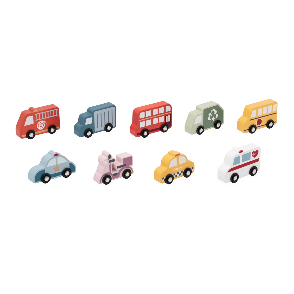 Stadens fordon 9-pack