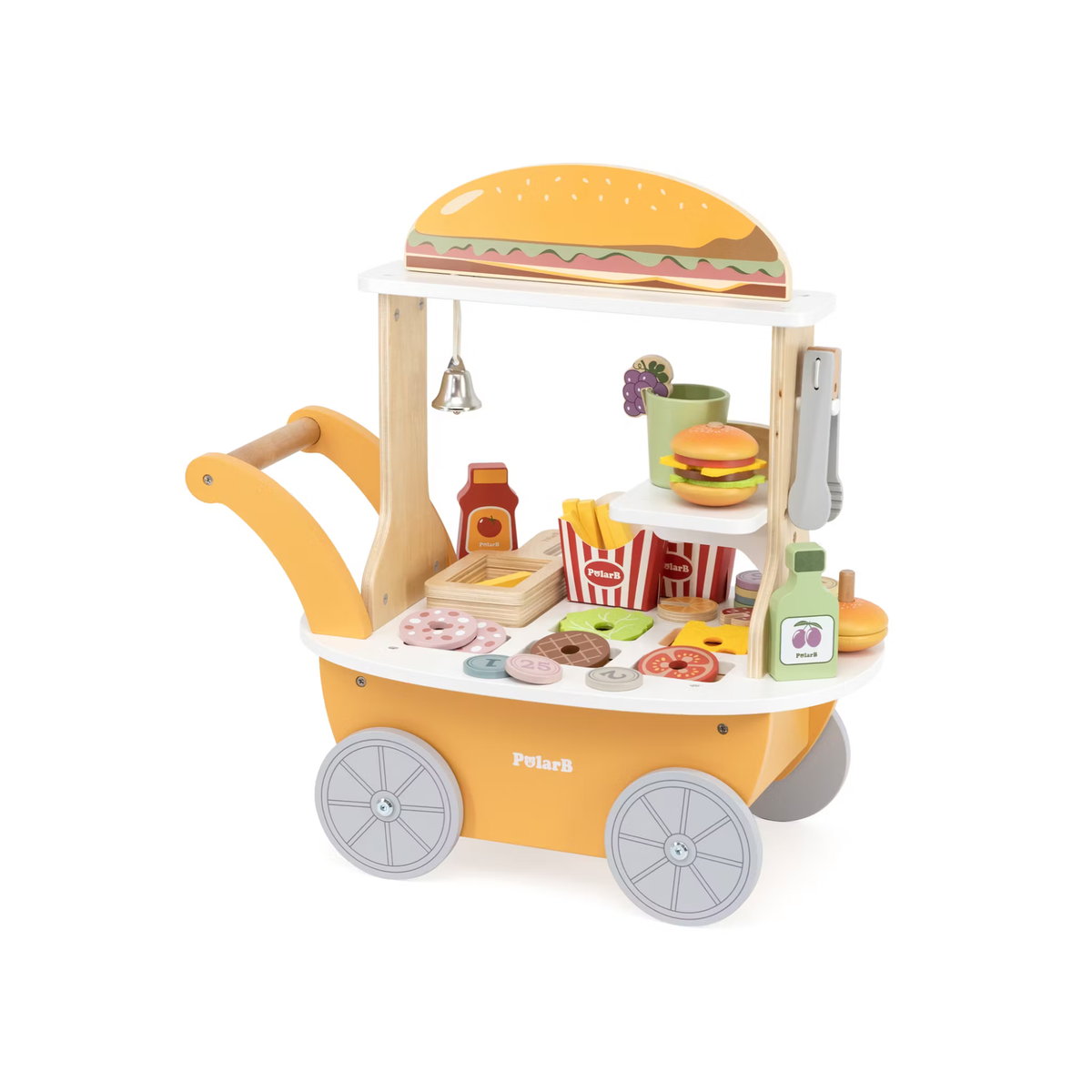 Hamburgerkiosk med 46 delar